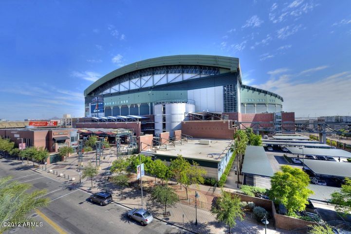 310 South 4th Street, Unit 702 Phoenix, AZ 85004 - Photo 14 of 23 Chase Field From Pool