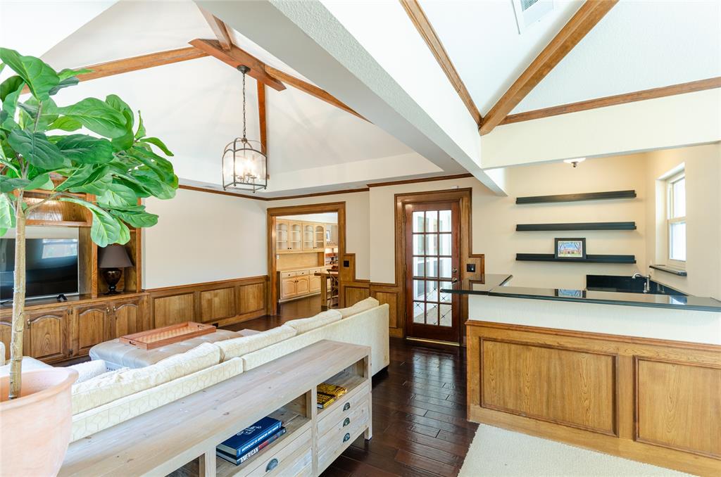2605 Rothland Lane Plano, TX 75023 - Photo 24 of 40 a spacious bathroom with a granite countertop sink and a large mirror