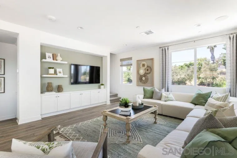 2220 South Ava Glen, Unit 906 Escondido, CA 92025 - Photo 6 of 23 a living room with furniture and a flat screen tv