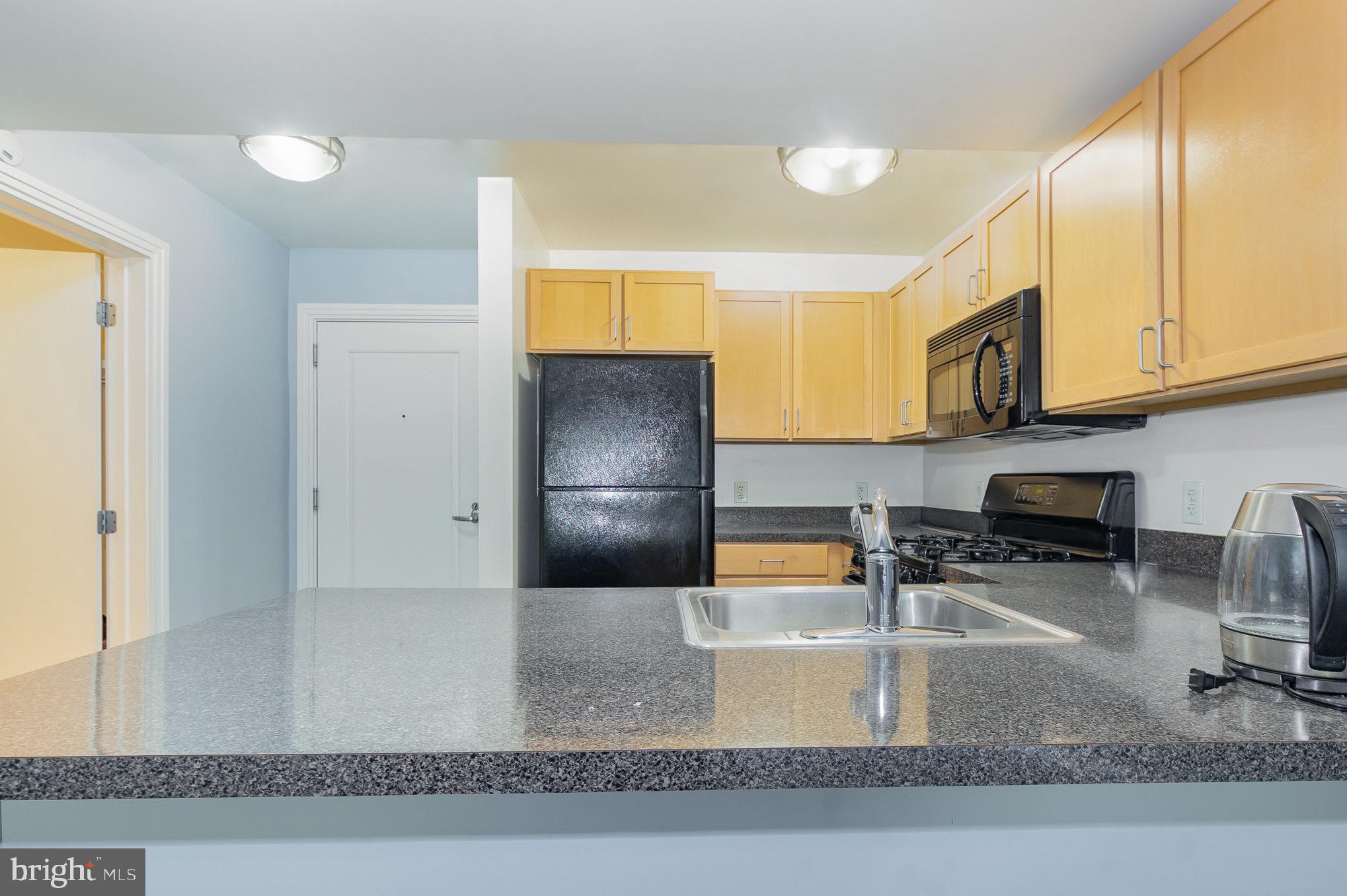 800 4th Street Southwest, Unit N322 Washington, DC 20024 - Photo 4 of 37 Open Kitchen Overlooking Living Room