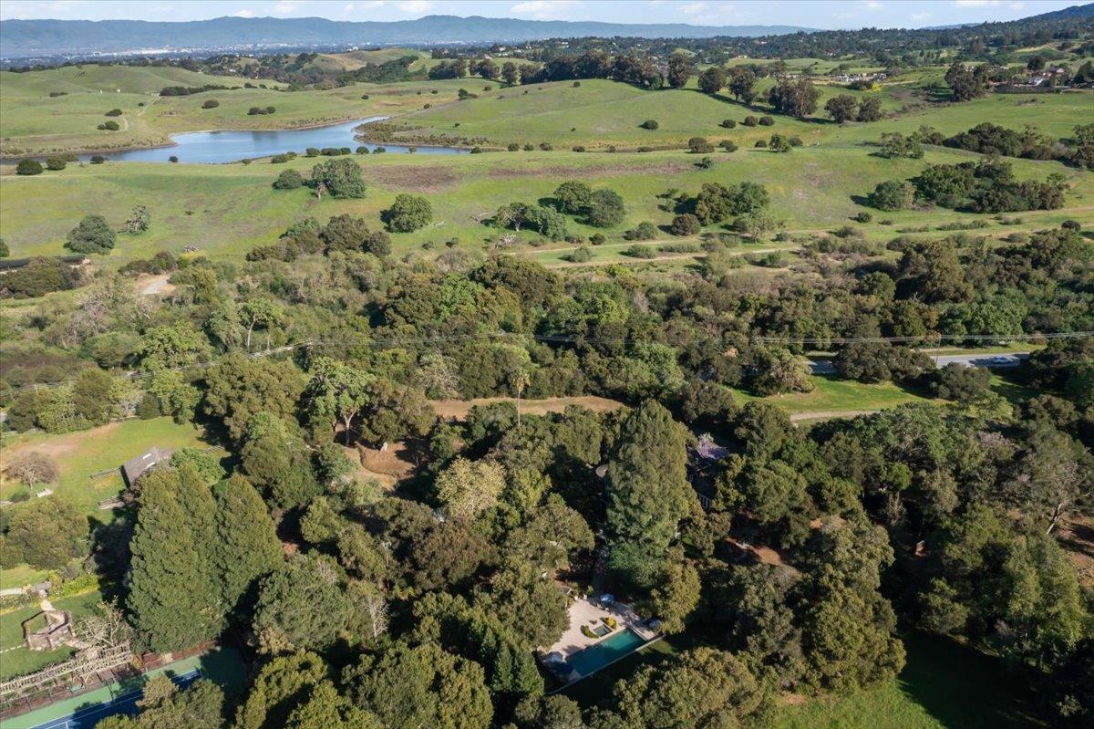 3510 Alpine Road Portola Valley, CA 94028 - Photo 71 of 77 a view of a lush green hillside and houses