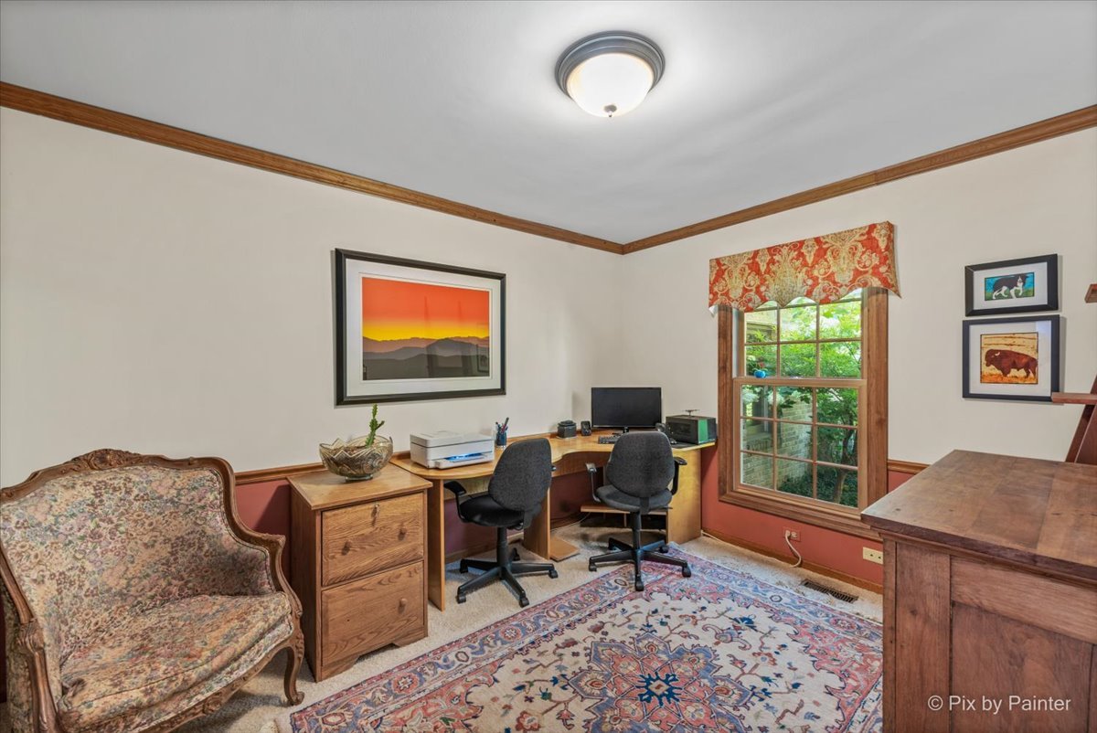 28683 Rivers Edge Drive Cary, IL 60013 - Photo 5 of 31 a workspace with lounge chair and a window
