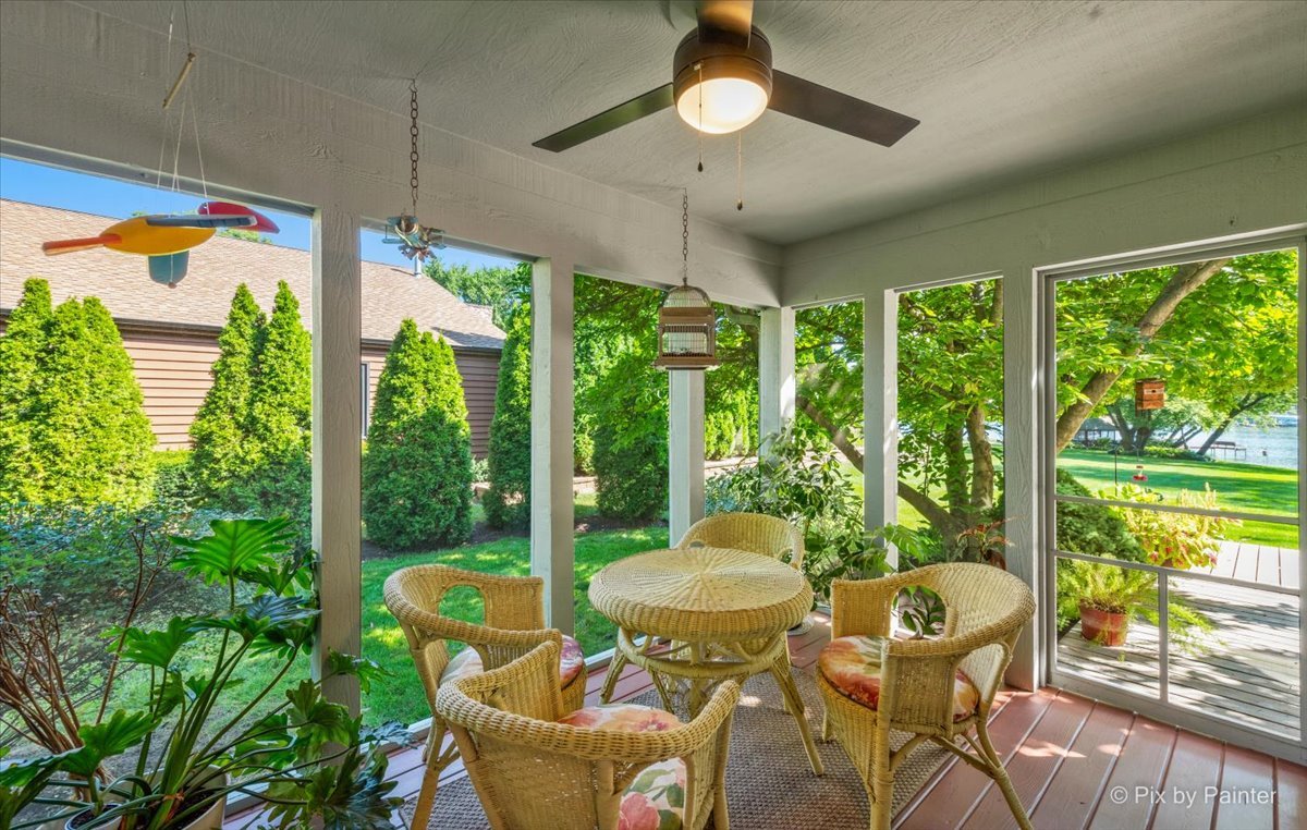 28683 Rivers Edge Drive Cary, IL 60013 - Photo 8 of 31 a view of a dining room with furniture window and outside view