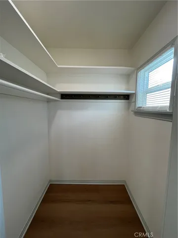 a small space with a window