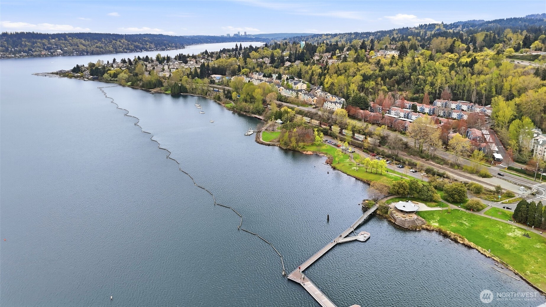 1425 Jones Avenue Northeast Renton, WA 98056 - Photo 36 of 36 a view of a lake with a mountain view