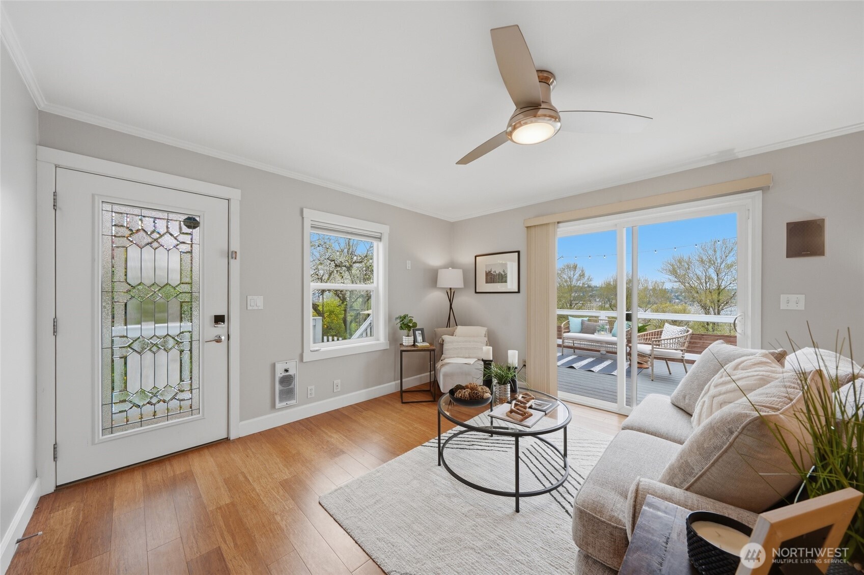 1425 Jones Avenue Northeast Renton, WA 98056 - Photo 5 of 36 a living room with furniture and a large window