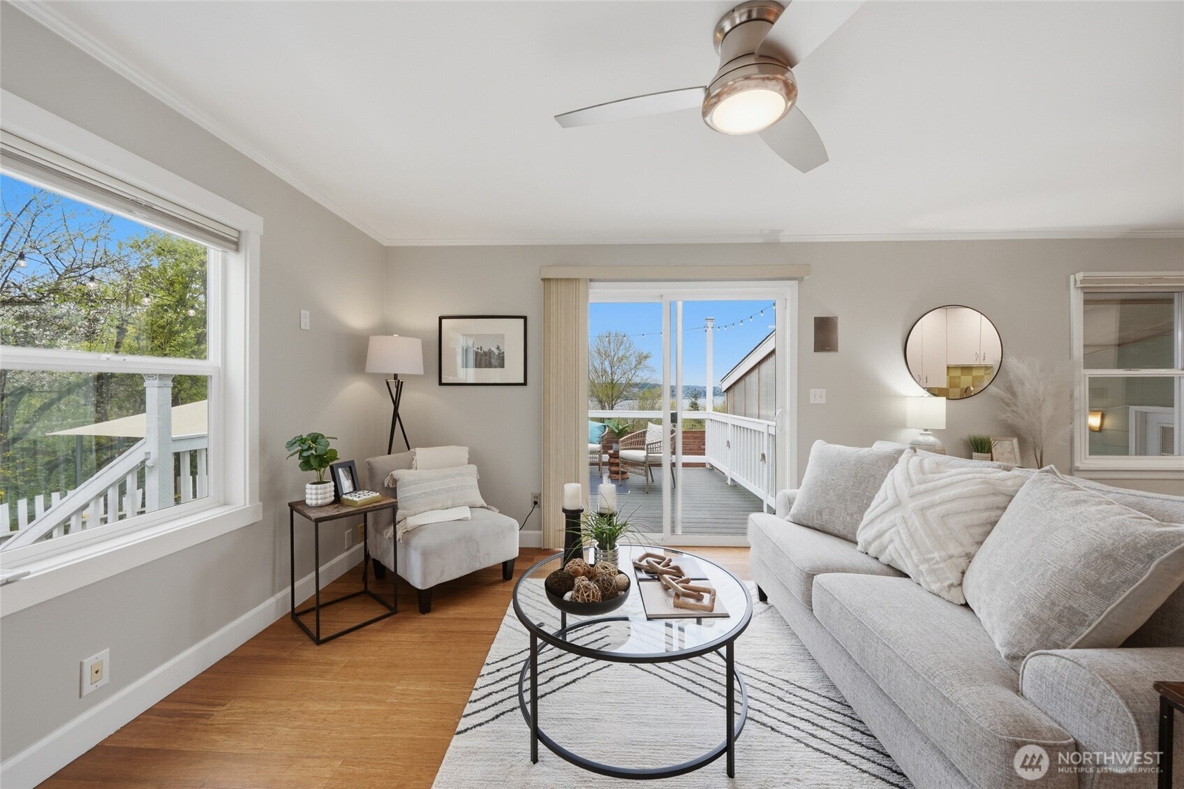1425 Jones Avenue Northeast Renton, WA 98056 - Photo 6 of 36 a living room with furniture and a large window