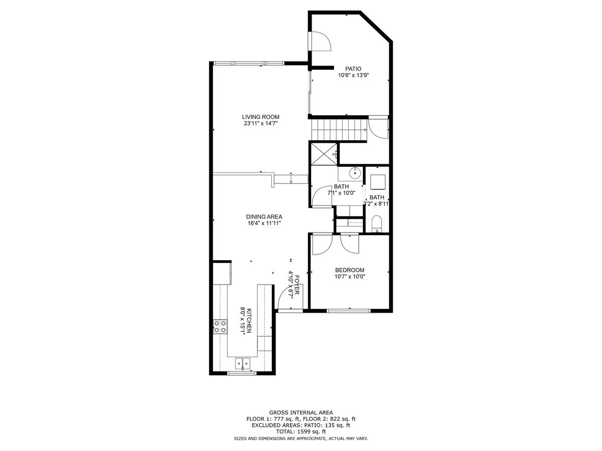 71802 Eleanora Lane Rancho Mirage, CA 92270 - Photo 40 of 40 Downstairs only floorplan