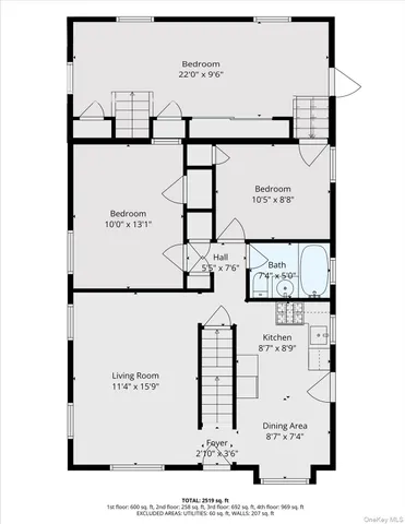 a picture of a bench in front of a door