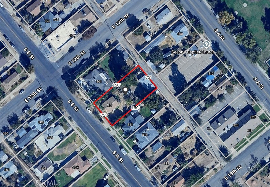 809 South B Street Madera, CA 93638 - Photo 20 of 20 an aerial view of a building