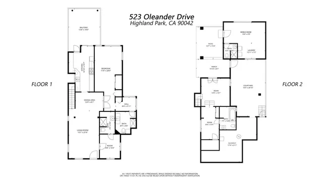 $1,395,000 | 523 Oleander Drive, Highland Park, CA 90042