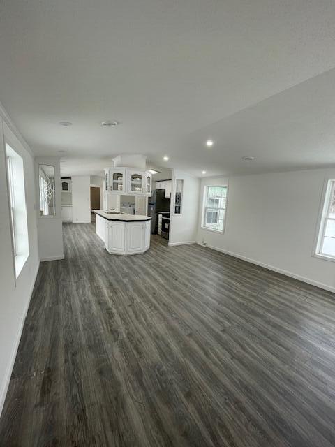 Living Room into Kitchen