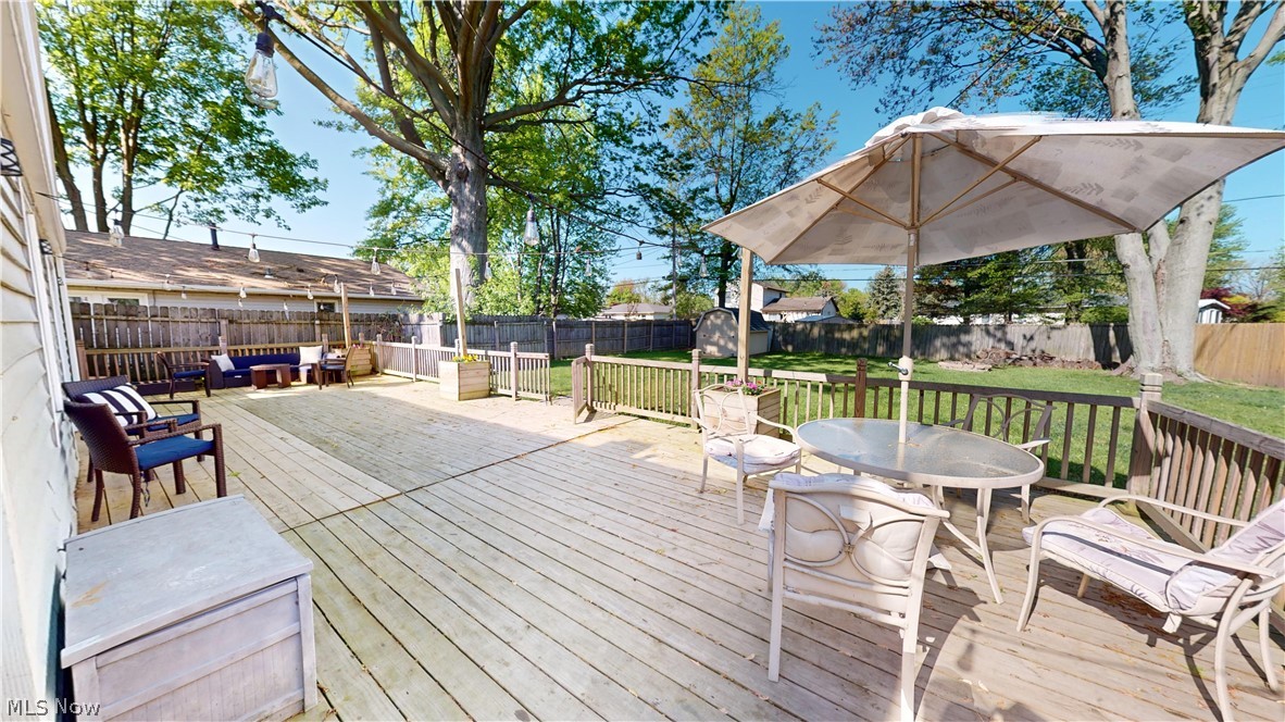 4796 Forest Road Mentor, OH 44060 - Photo 24 of 34 Wooden terrace featuring a lawn