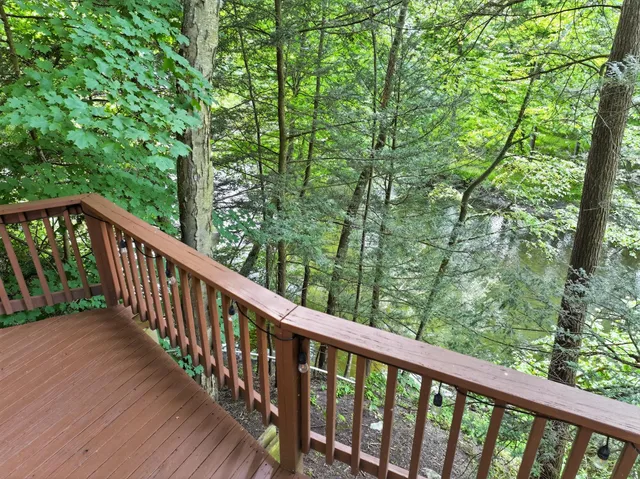 a view of balcony and deck