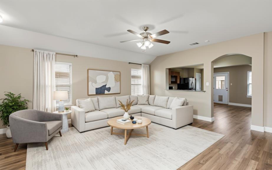 1450 Arabella Avenue Forney, TX 75126 - Photo 7 of 40 a living room with furniture and a large window