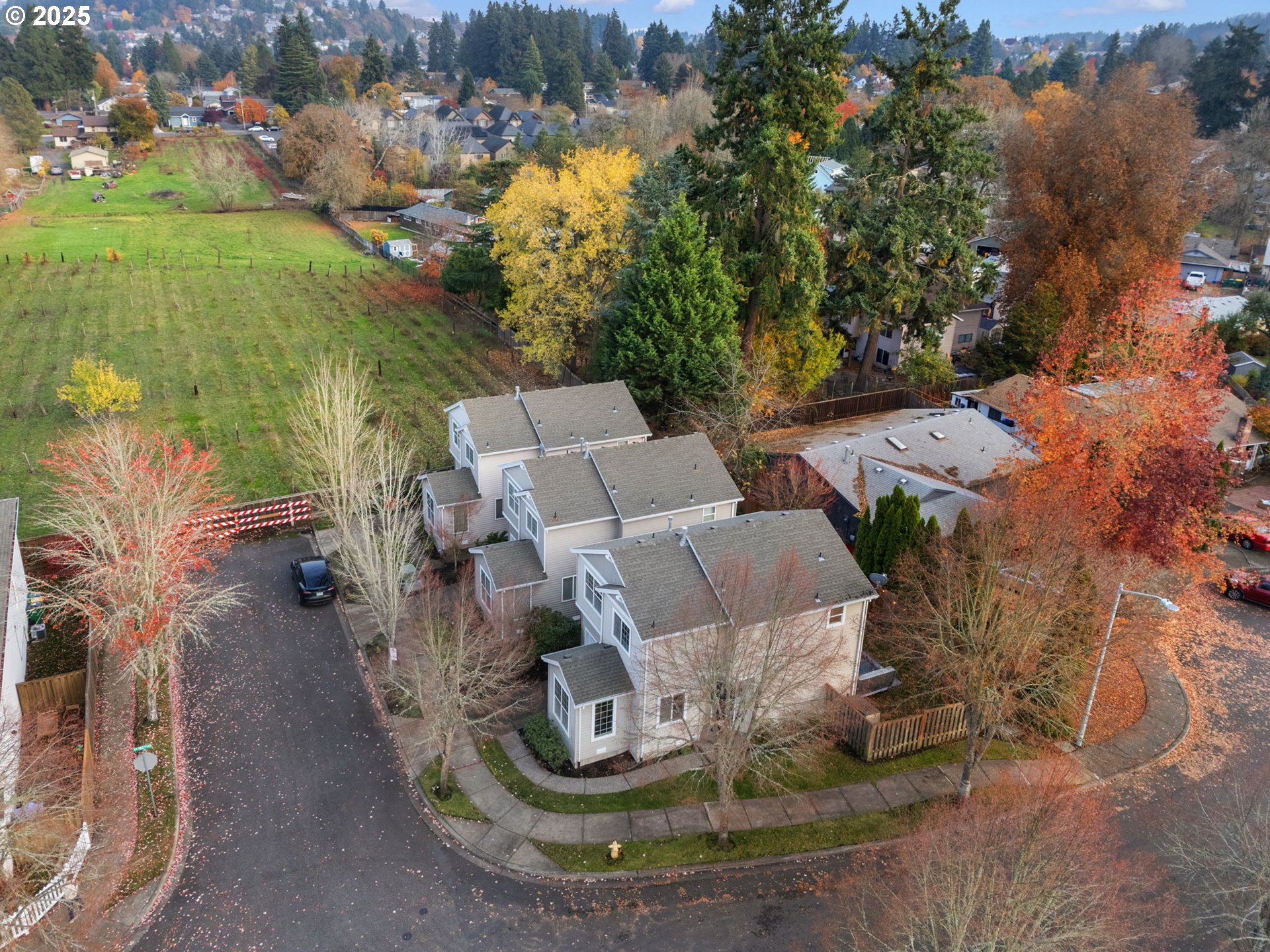 18186 Southwest Strathmoor Street Beaverton, OR 97007 - Photo 29 of 35 a view of a house with a fountain bath