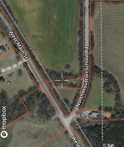 an aerial view of a residential houses