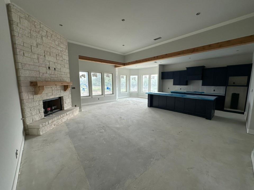405 Cobb Road Leonard, TX 75452 - Photo 19 of 27 a living room with furniture and a fireplace