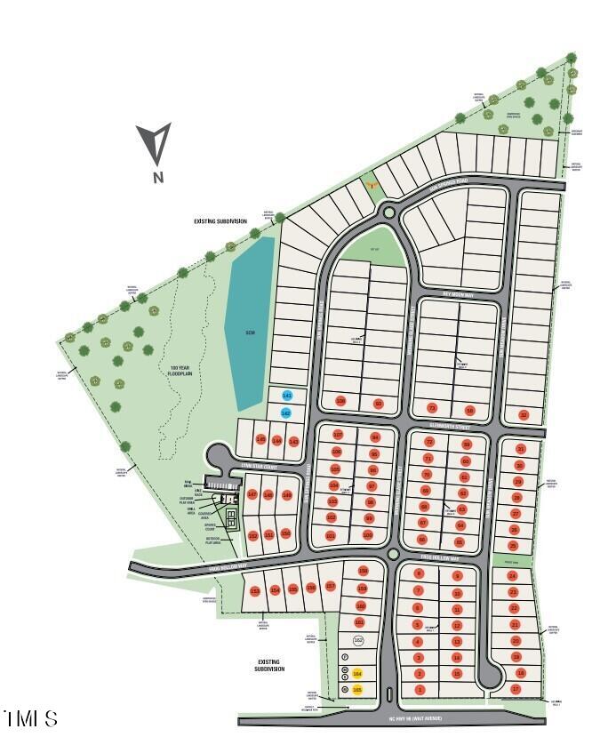 1156 Sun Springs Road Wake Forest, NC 27587 - Photo 39 of 44 Site Map
