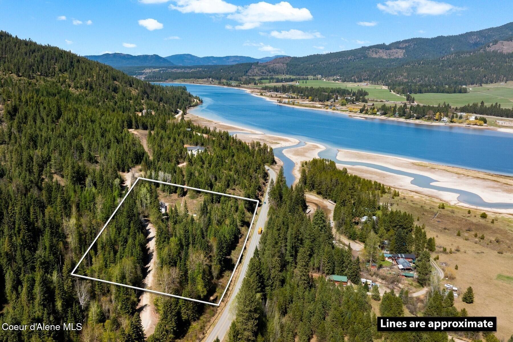247 Living Waters Way Priest River, ID 83856 - Photo 2 of 29 Aerial View West