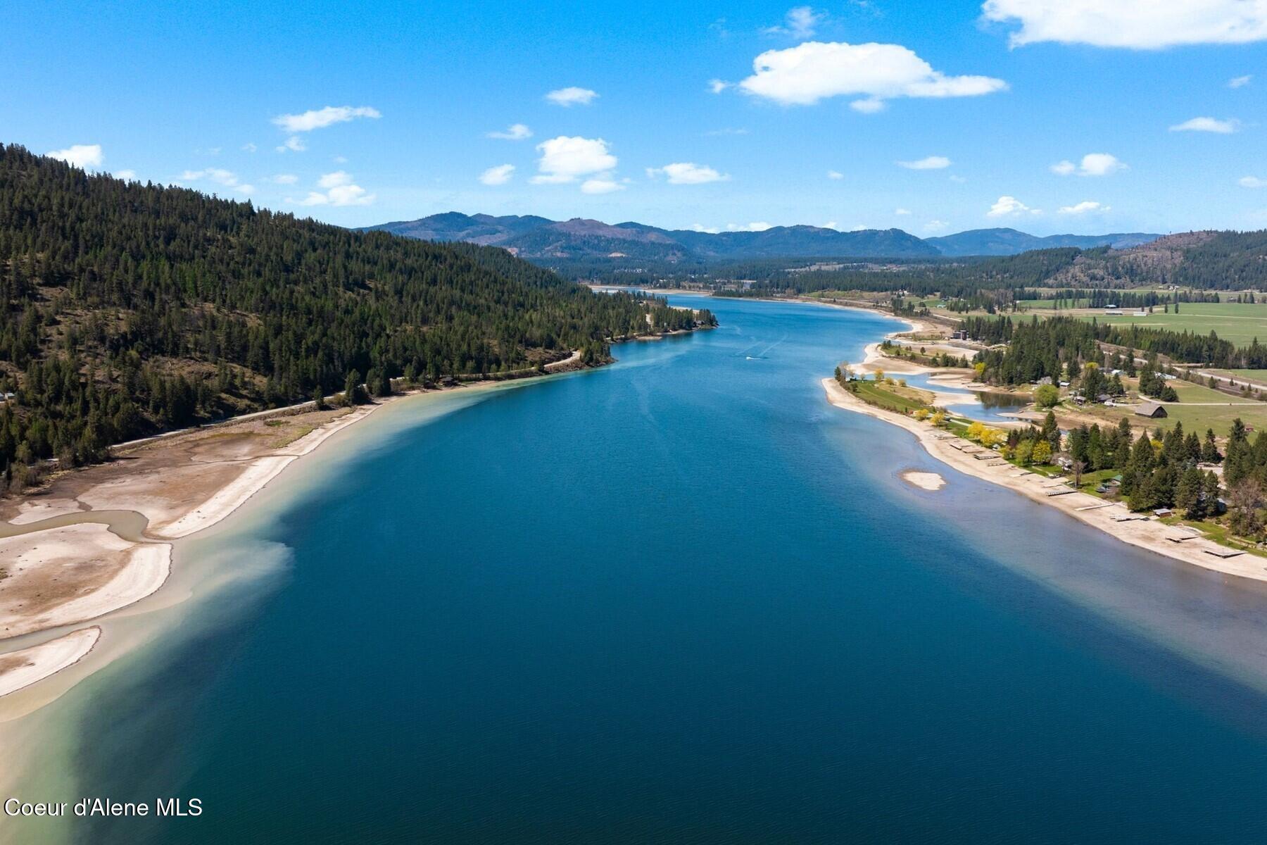 247 Living Waters Way Priest River, ID 83856 - Photo 25 of 29 Aerial River View to the East