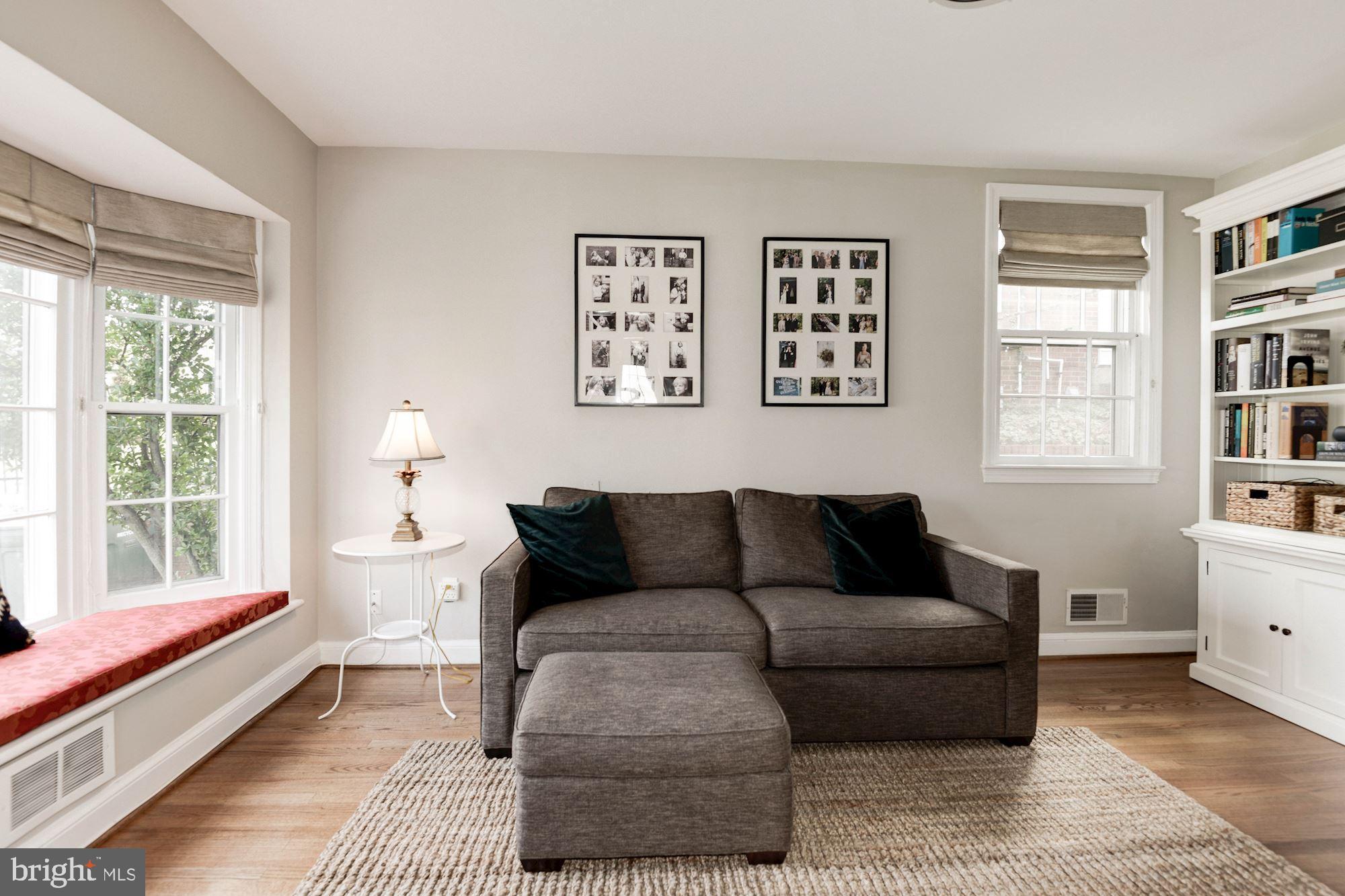 7504 Tarrytown Road Chevy Chase, MD 20815 - Photo 15 of 66 Den/bedroom with bay window and bench