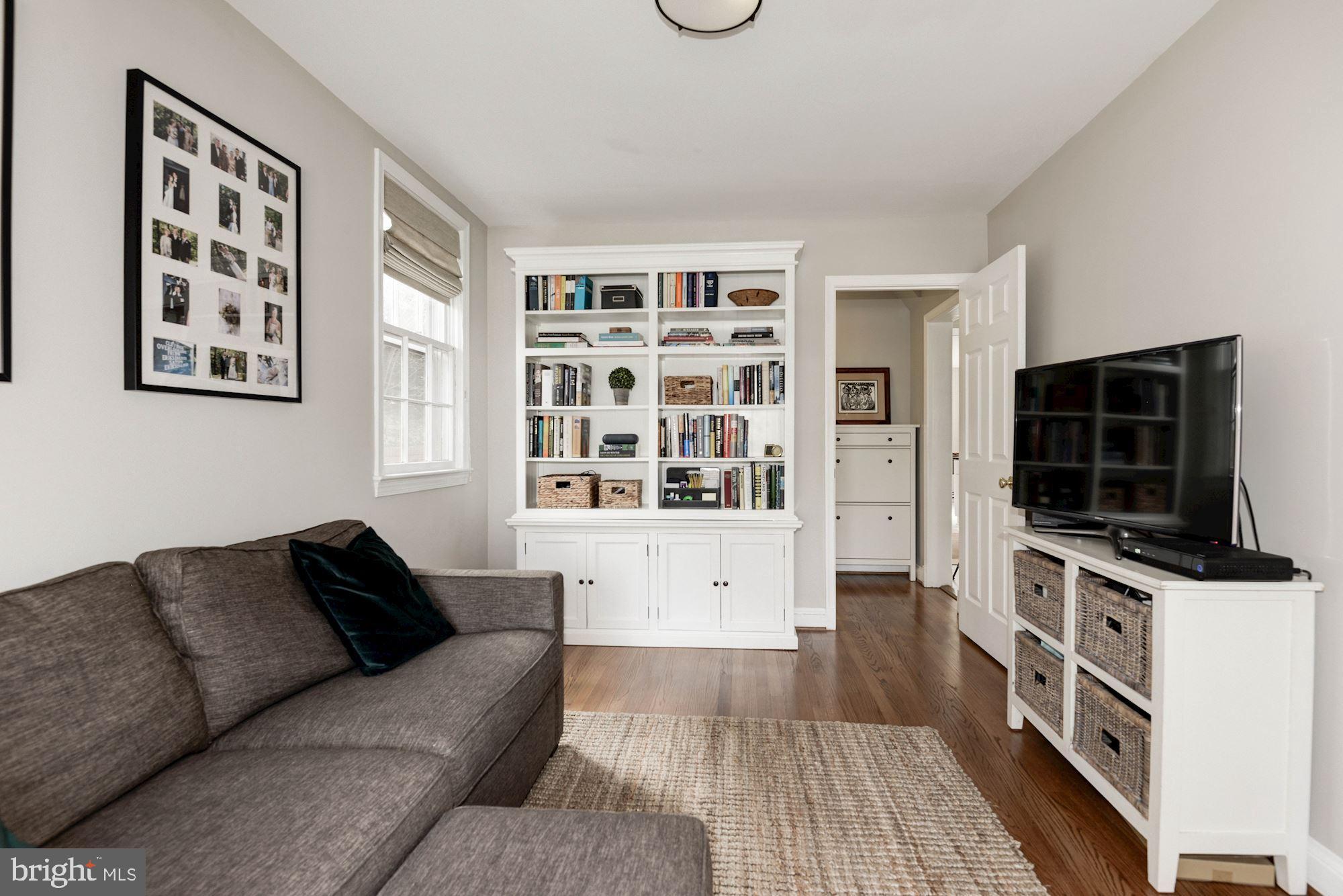 7504 Tarrytown Road Chevy Chase, MD 20815 - Photo 16 of 66 Den/Bedroom with bay window and bench