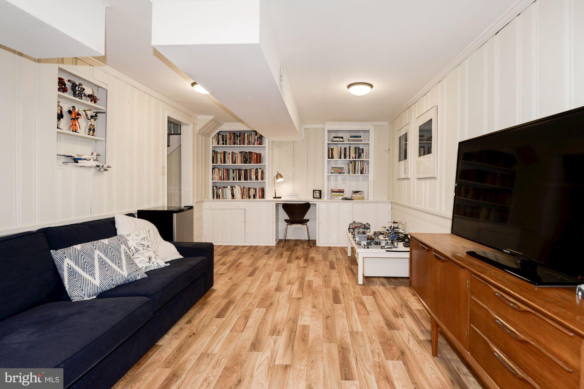 7504 Tarrytown Road Chevy Chase, MD 20815 - Photo 57 of 66 Finished basement with recreation & lounge space