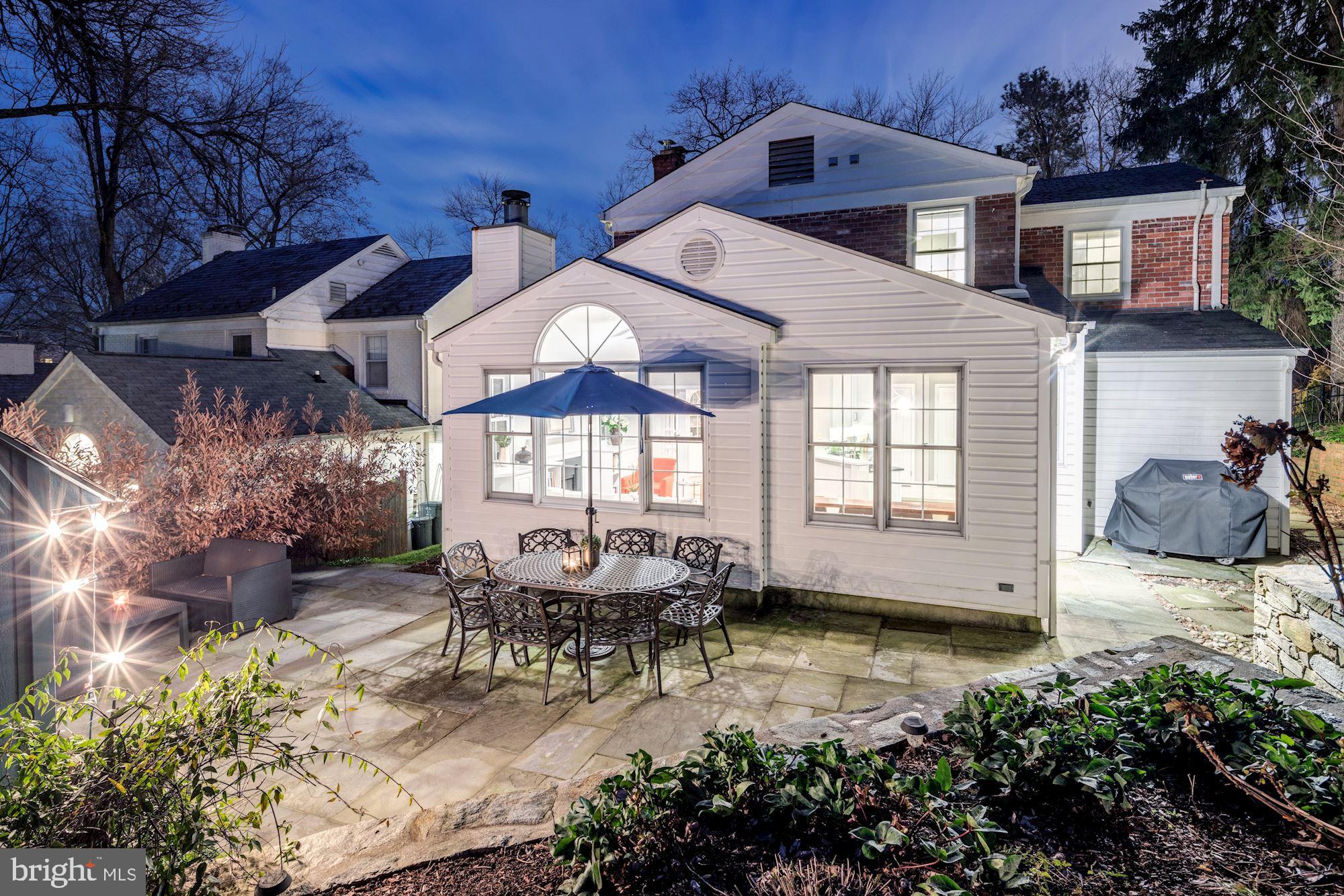 7504 Tarrytown Road Chevy Chase, MD 20815 - Photo 61 of 66 Private backyard oasis w/Flagstone patio & garden