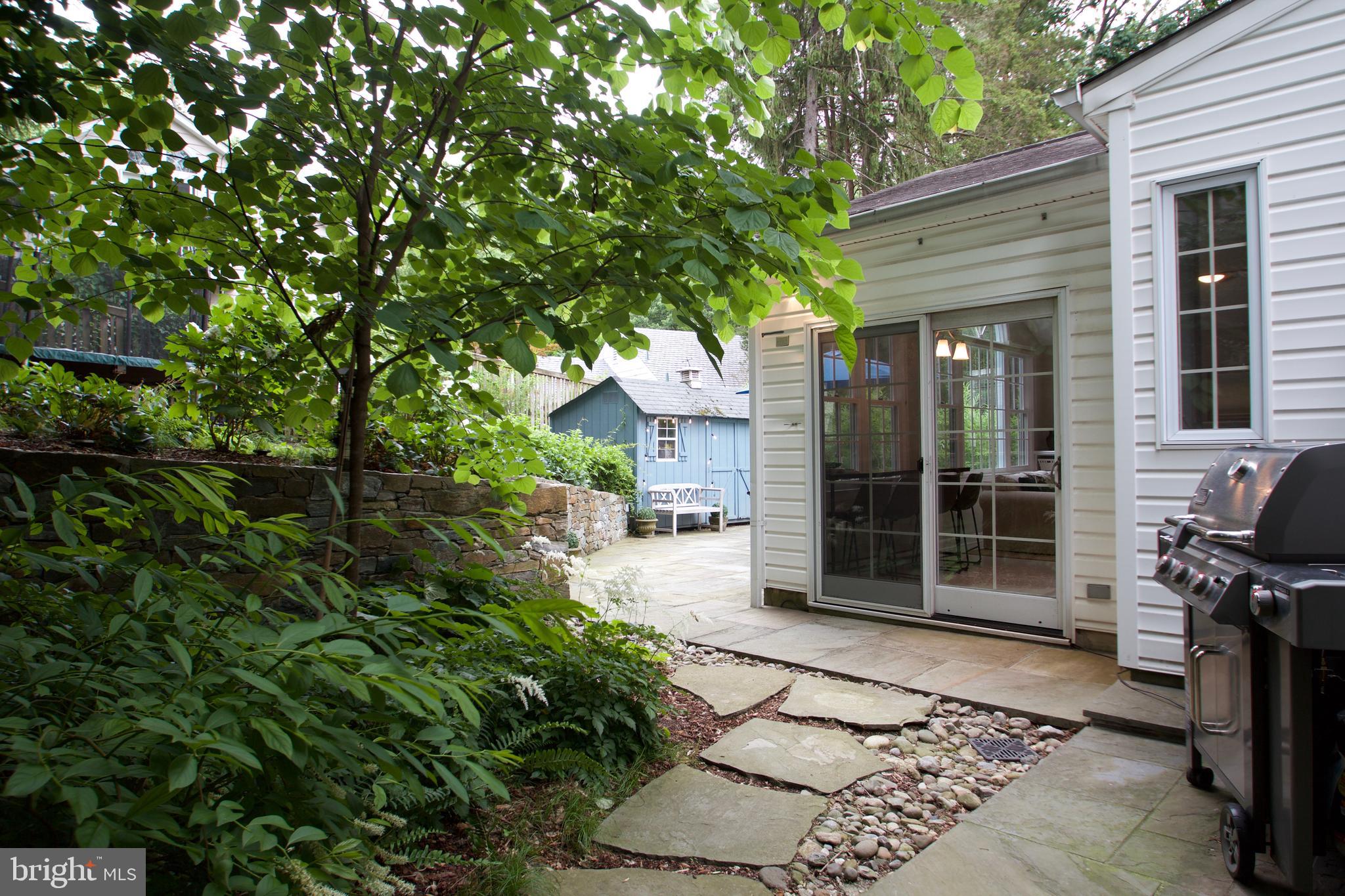 7504 Tarrytown Road Chevy Chase, MD 20815 - Photo 63 of 66 Private backyard oasis w/Flagstone patio & garden