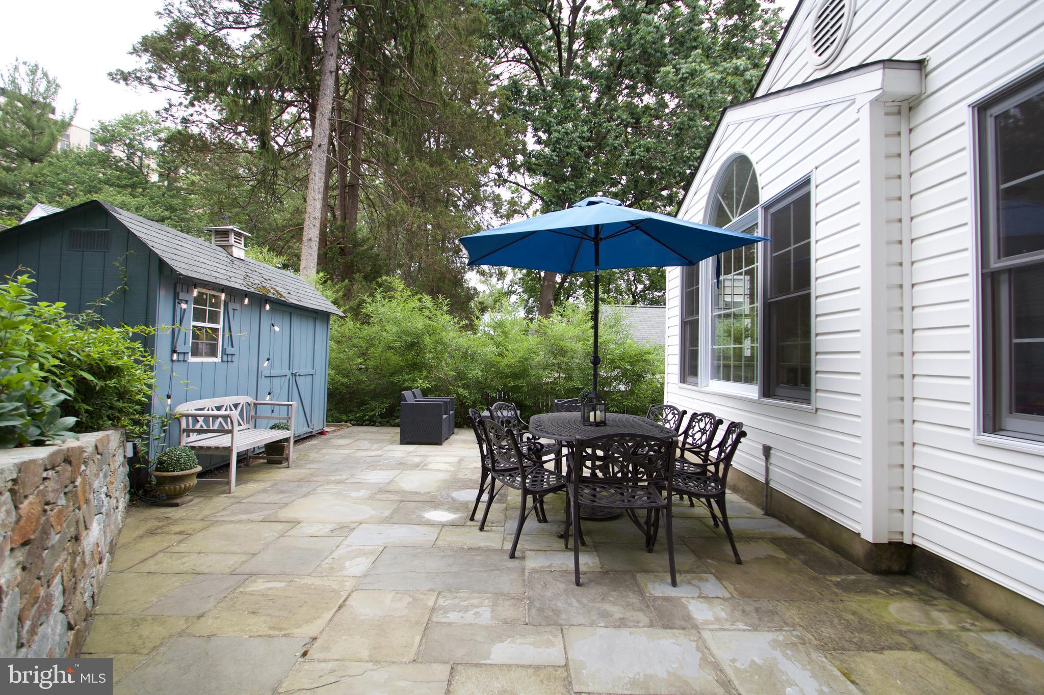 7504 Tarrytown Road Chevy Chase, MD 20815 - Photo 65 of 66 Private backyard oasis w/Flagstone patio & garden
