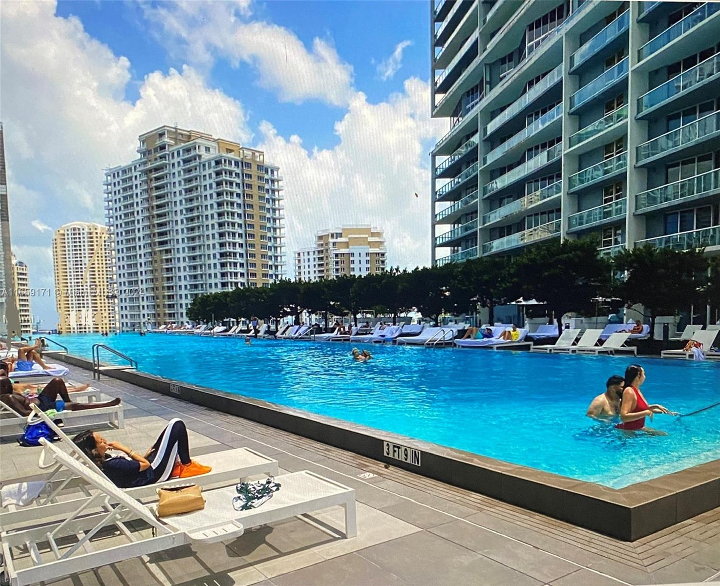475 Brickell Avenue, Unit 4812 Miami, FL 33131 - Photo 13 of 20 a view of outdoor space with seating area