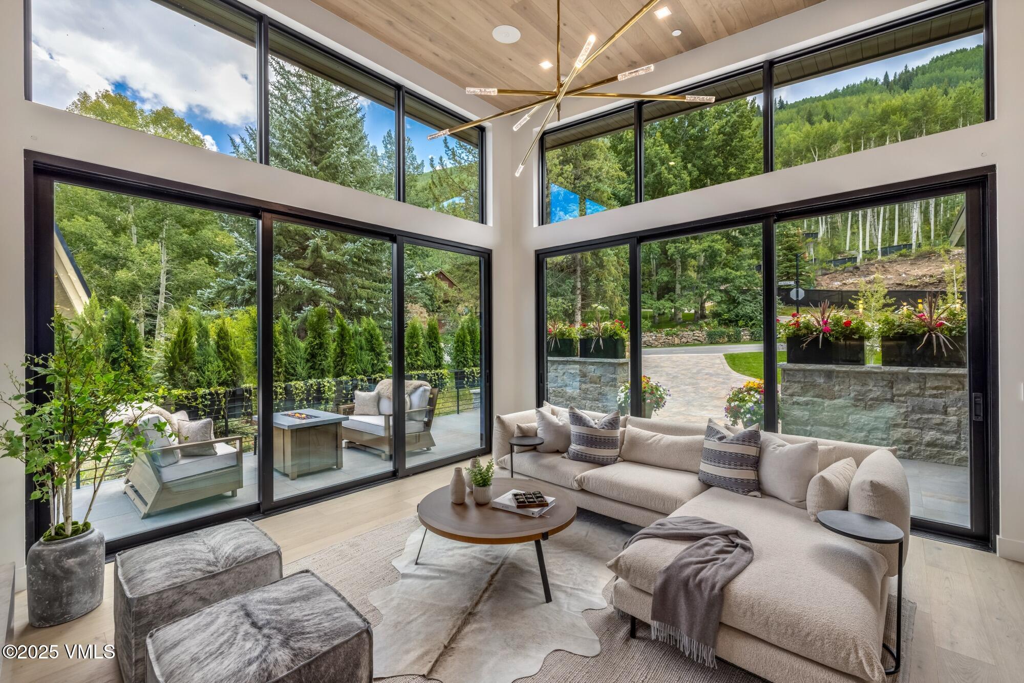 1489 Vail Valley Drive Vail, CO 81657 - Photo 5 of 56 a living room with furniture and a large window