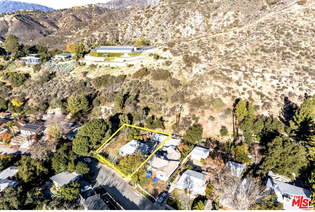 4539 Rising Hill Road Altadena, CA 91001 - Photo 25 of 27 an aerial view of residential houses with outdoor space