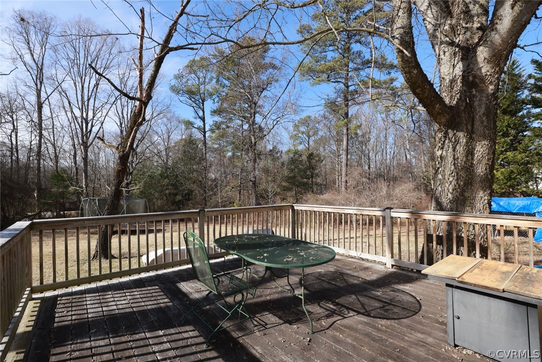 6055 White Oak Road Sandston, VA 23150 - Photo 15 of 50 Deck off Garage perfect for entertaining