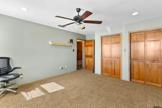 a room with storage and utility