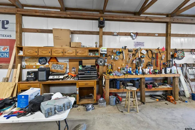 a view of a storage in a room