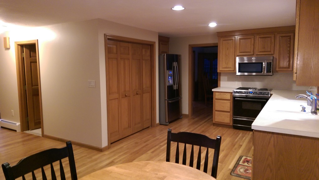 82 Walker Road Shirley, MA 01464 - Photo 5 of 27 a kitchen with granite countertop a refrigerator stove and microwave