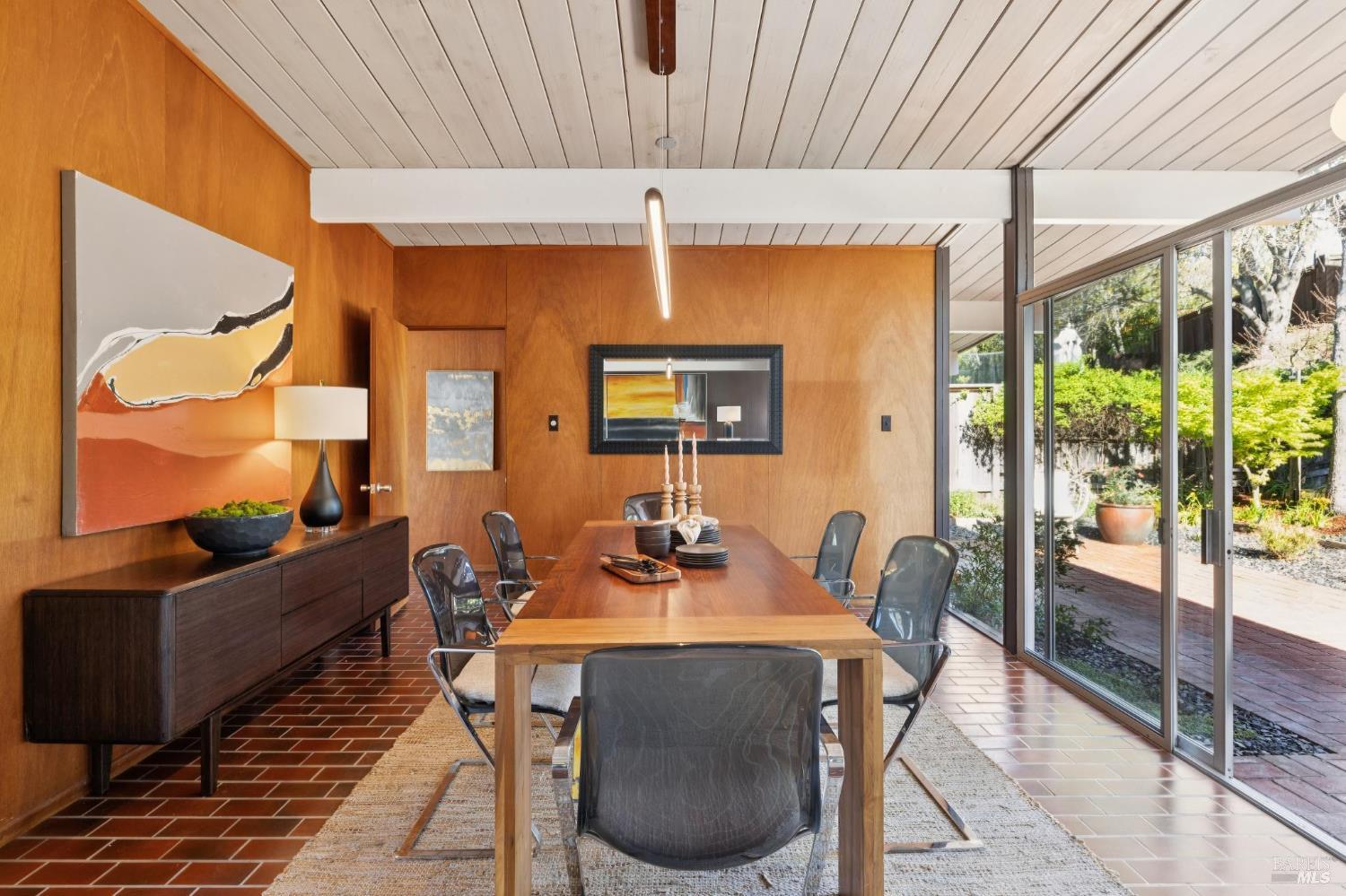 1200 Idylberry Road San Rafael, CA 94903 - Photo 15 of 58 a dining room with furniture and wooden floor