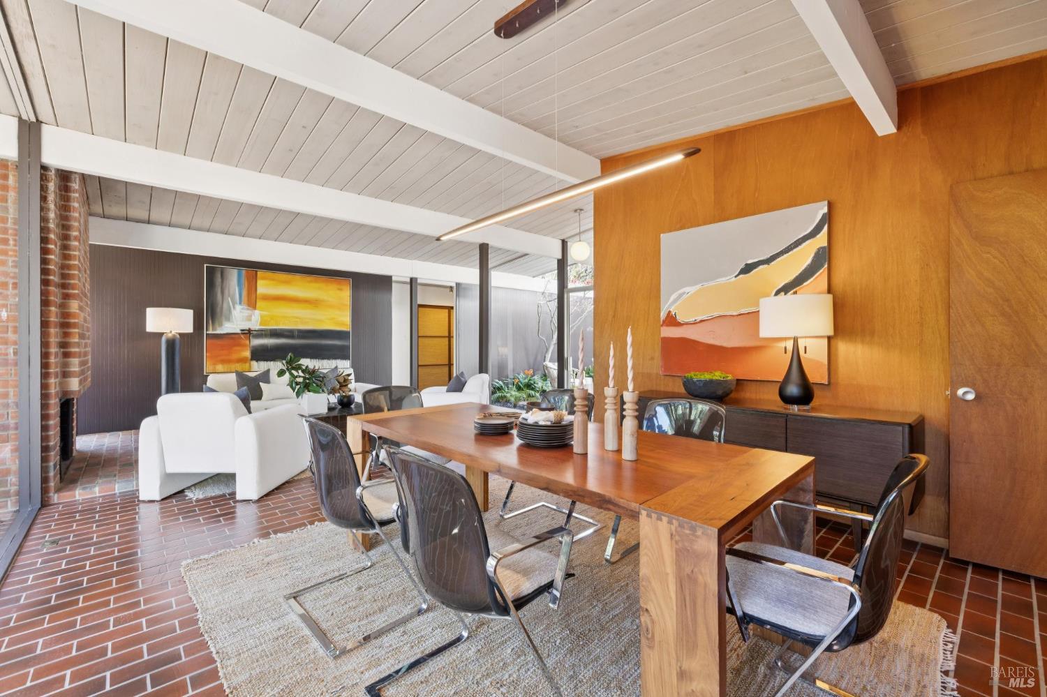1200 Idylberry Road San Rafael, CA 94903 - Photo 19 of 58 a view of a dining room with furniture window and outside view