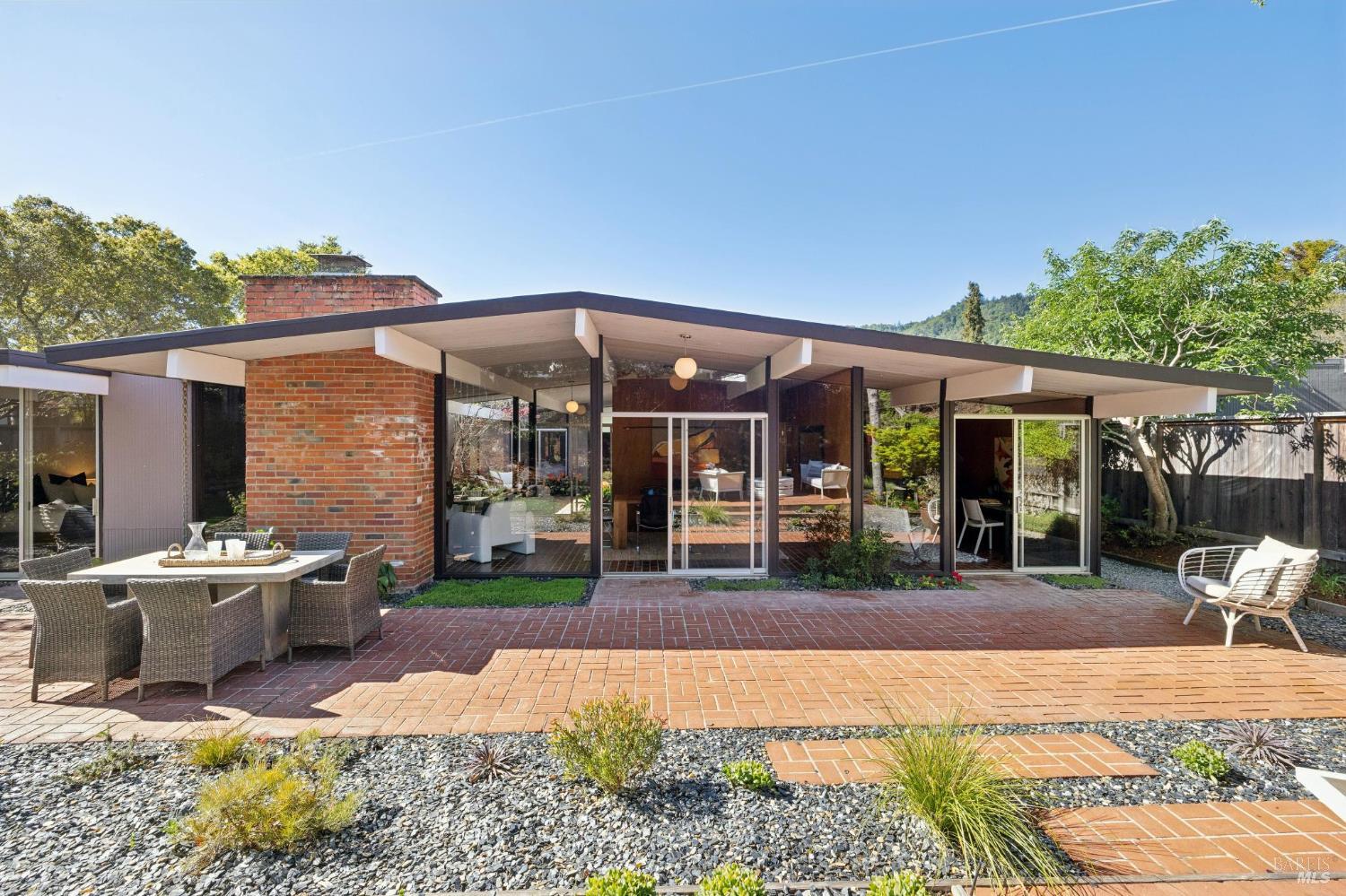 1200 Idylberry Road San Rafael, CA 94903 - Photo 56 of 58 a view of a house with backyard porch and sitting area