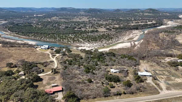 an aerial view of residential house and building