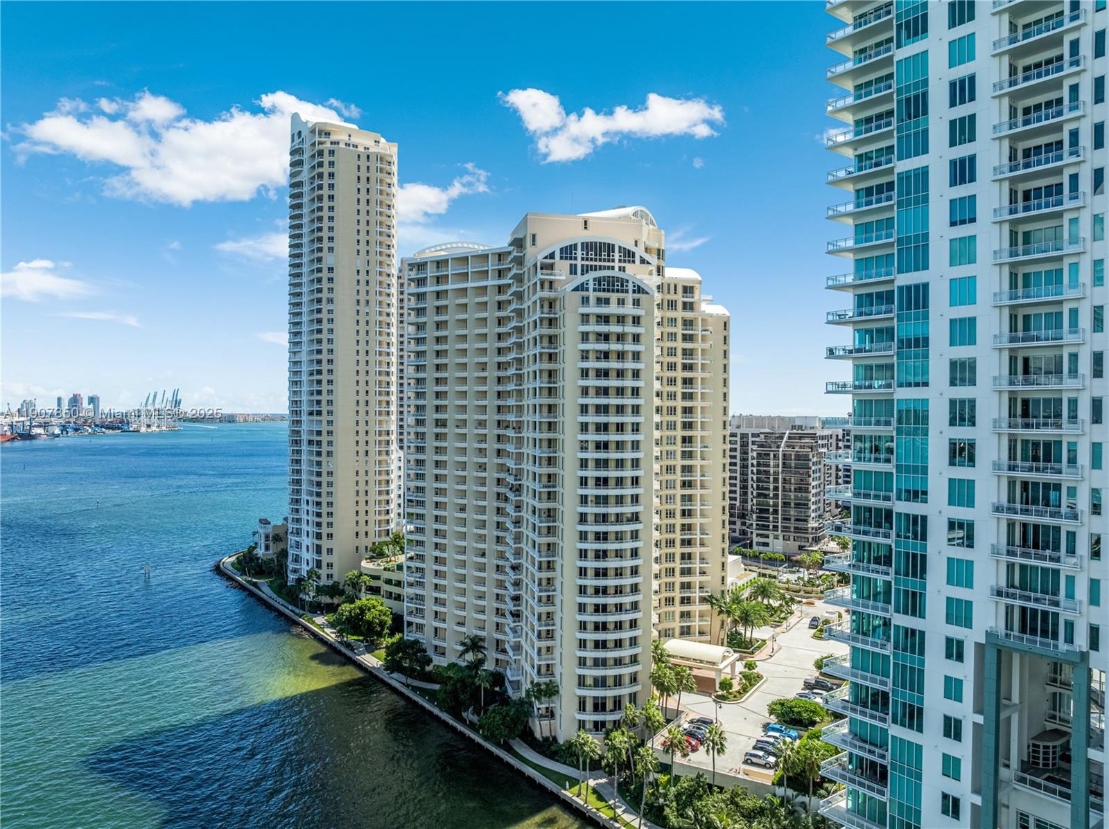 888 Brickell Key Drive, Unit 2610 Miami, FL 33131 - Photo 35 of 37 a view of a city with tall buildings