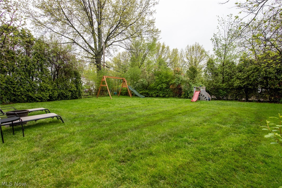 2667 Cranlyn Road Shaker Heights, OH 44122 - Photo 34 of 35 Beautiful Landscaped and Private Fenced-in Backyard with Brick Paver Patio and Outdoor
Playset