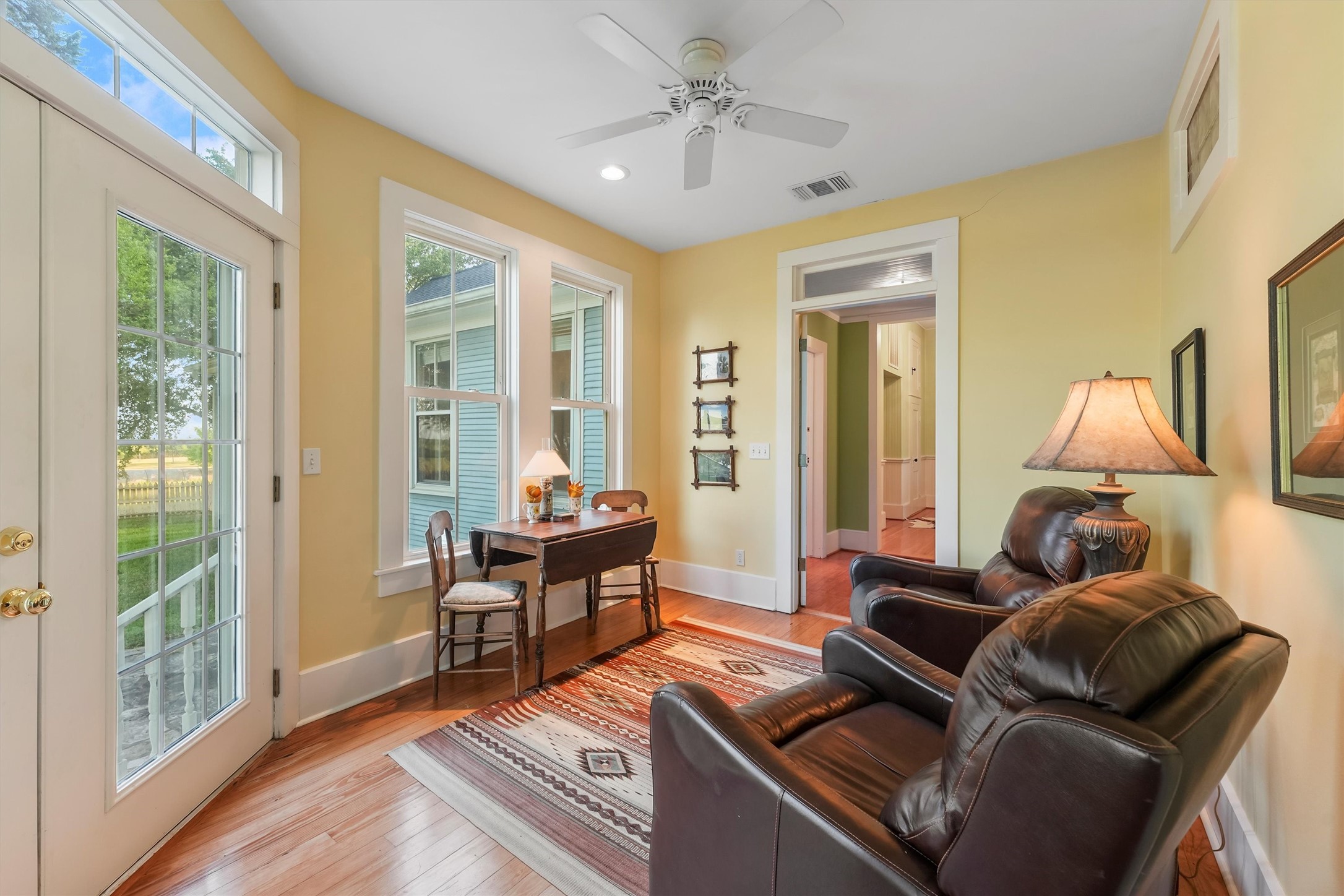 9058 Sam Houston Road Brenham, TX 77833 - Photo 21 of 49 a living room with furniture and a large window