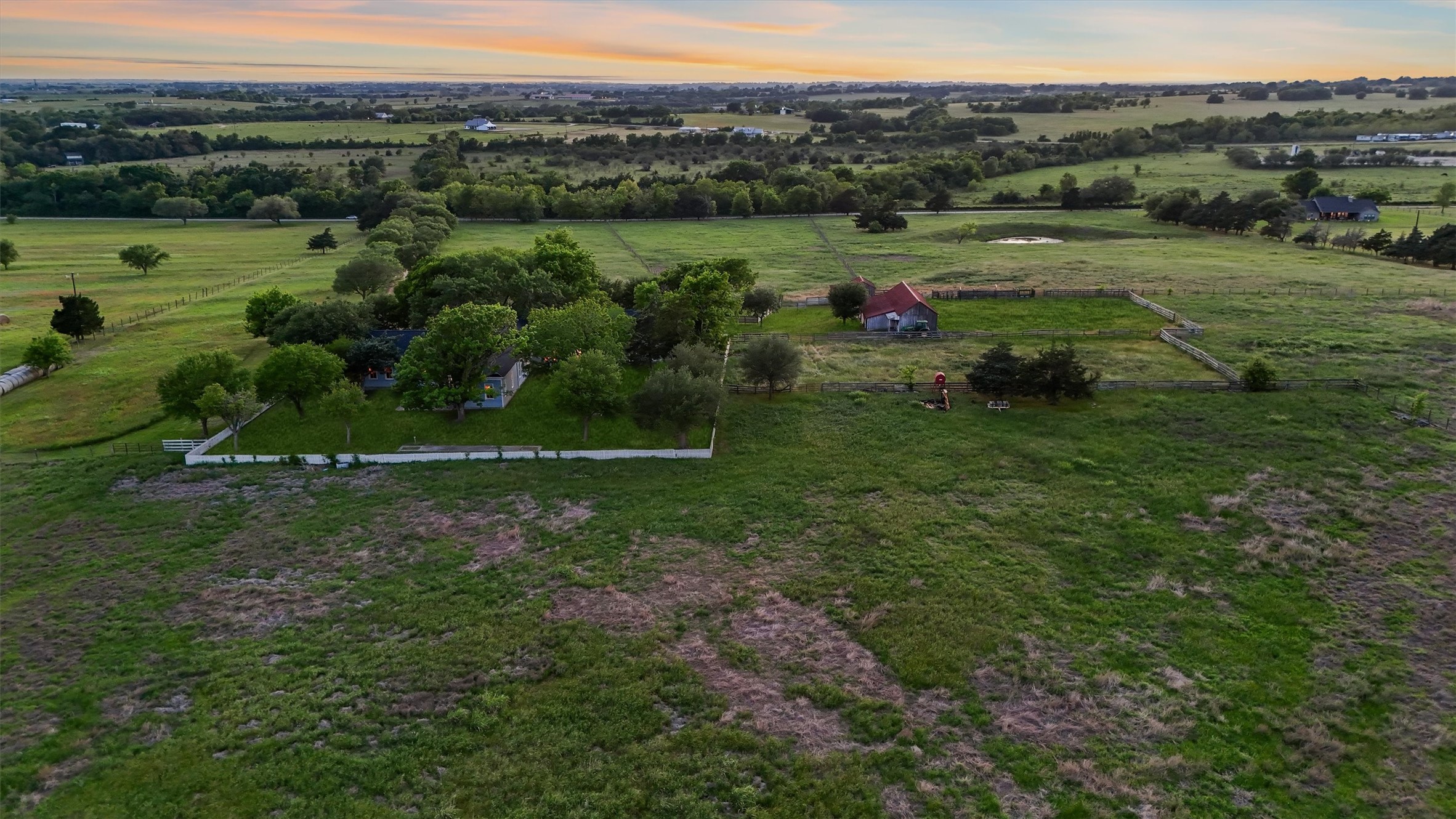 9058 Sam Houston Road Brenham, TX 77833 - Photo 30 of 49 a view of a garden with a lake
