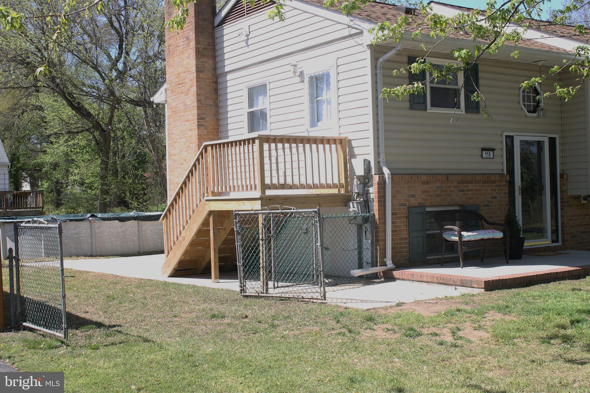 116 Burns Crossing Road Severn, MD 21144 - Photo 3 of 34 New kitchen access deck