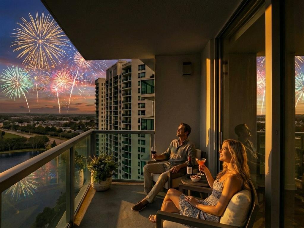2681 North Flamingo Road, Unit 2104S Fort Lauderdale, FL 33323 - Photo 30 of 99 a view of a balcony with chairs