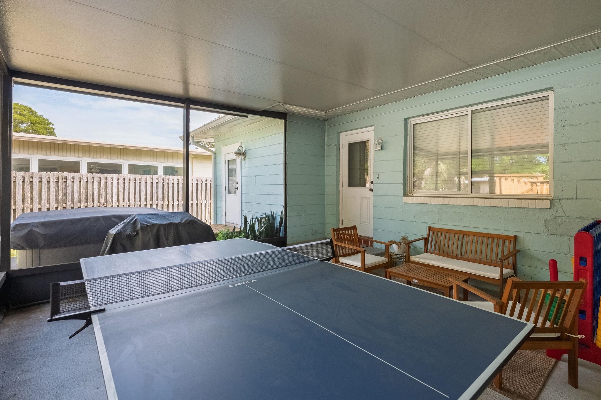 119 Menendez Road St. Augustine, FL 32080 - Photo 28 of 40 a bedroom with furniture and a window
