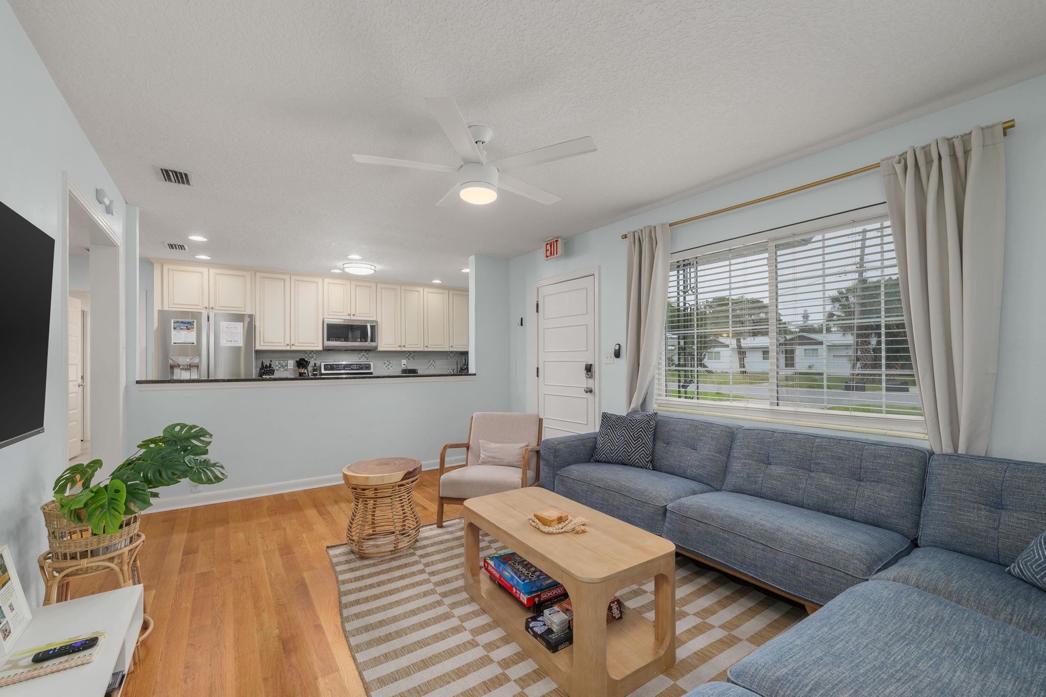 119 Menendez Road St. Augustine, FL 32080 - Photo 7 of 40 a living room with furniture and a large window